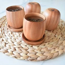 Khaya Woodware Khaya - Set Houten Bekers - Japans Theekopje - Duurzaam - Vegan -WMF Shop 550x550 794