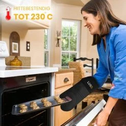 LUSQ® Ovenwanten - Ovenhandschoenen - Hittebestendig Tot 230 °C - Siliconen - Zwart - Koken - Keukenaccessoires - 2 Stuks 11 LUSQ® Ovenwanten - Ovenhandschoenen - Hittebestendig Tot 230 °C - Siliconen - Zwart - Koken - Keukenaccessoires - 2 Stuks -WMF Shop 550x550 800