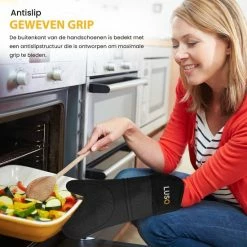 LUSQ® Ovenwanten - Ovenhandschoenen - Hittebestendig Tot 230 °C - Siliconen - Zwart - Koken - Keukenaccessoires - 2 Stuks 14 LUSQ® Ovenwanten - Ovenhandschoenen - Hittebestendig Tot 230 °C - Siliconen - Zwart - Koken - Keukenaccessoires - 2 Stuks -WMF Shop 550x550 802