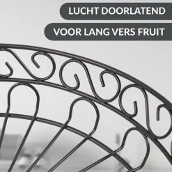 Chefarone Fruit Etagère - Fruitmand – Fruitschaal – Groentemand – Opberger – 3 Laags – Metaal - Zwart -WMF Shop 550x550 92