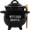 Something Different Soepkom Witches Broth Cauldron With Broom Spoon Zwart -WMF Shop 550x553 5
