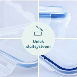 Lock&Lock Botervloot Met Deksel - Set Van 2 Stuks - 460 Ml - Transparant -WMF Shop 550x553 6