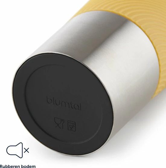 Blumtal Thermosbeker Classic - Lekvrij, BPA-Vrij En Vaatwasserbestendig - Hoge Kwaliteit Thermosfles Met Quick-Press Sluiting - Travel Mug 500 Ml - Spicy Mustard - Geel 4 Blumtal Thermosbeker Classic - Lekvrij, BPA-Vrij En Vaatwasserbestendig - Hoge Kwaliteit Thermosfles Met Quick-Press Sluiting - Travel Mug 500 Ml - Spicy Mustard - Geel - Afbeelding 2