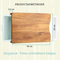 Kristies Kitchen Snijplank Met 2 Opvangbakken Kristie’s Kitchen - Borrelplank - Tapasplank - Antislip - Acacia 25 Kristies Kitchen Snijplank Met 2 Opvangbakken Kristie’s Kitchen - Borrelplank - Tapasplank - Antislip - Acacia -WMF Shop 550x557 12