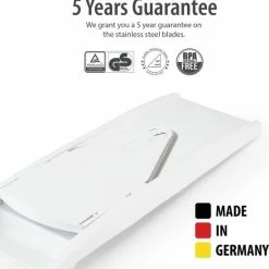 Börner Mandoline V1 Profi | 7-delige Set | 5 Snijdiktes | Geschikt Als Frietsnijder | BPA-vrij En Roestvrij | Wit -WMF Shop 550x558