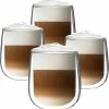 Altom Design Luxe Dubbelwandige Koffieglazen - Dubbelwandige Theeglazen - Cappuccino Glazen - 250 ML - Set Van 4 -WMF Shop 550x566 1