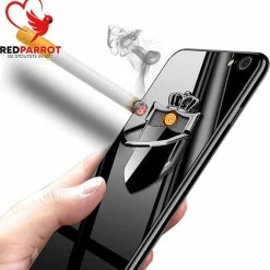 Merkloos Telefoon Aansteker | USB Oplaadbaar | Bevestigen Op Telefoon | Sigaretten Aansteker | Luxe Uitvoering | Altijd Aansteker Op Zak | Handige Aansteker | Leuke Aansteker