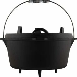 Dutch Oven 9Qt - 7,6 Liter - The Windmill - 3-delig - Gietijzer Braadpan - Zwart -WMF Shop 550x568 3