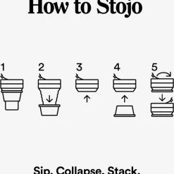 STOJO - Opvouwbare Beker - To Go - Roze - 237ml (8oz) - Herbruikbaar 13 STOJO - Opvouwbare Beker - To Go - Roze - 237ml (8oz) - Herbruikbaar -WMF Shop 550x572