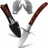 Oestermes Set Met Snijbestendige Handschoenen - Veilig Oesters Openen - Snijwerende Handschoenen - Keuken Accessoires - Bruin | Lobster Family -WMF Shop 550x573