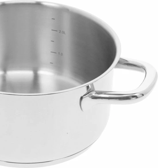 Demeyere Classico 3 Kookpan – Met Deksel – Inductie – RVS – 20 Cm – 3L 6 Demeyere Classico 3 Kookpan – Met Deksel – Inductie – RVS – 20 Cm – 3L - Afbeelding 4