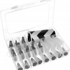 Ariko Slagroom Garneer Spuitzak Met 24 RVS Spuitmondjes – Herbruikbaar – Siliconen Spuit Zak Voor Decoratie Van Patisserie – Taartdecoratie – Rozetjes Opspuiten -WMF Shop 550x587