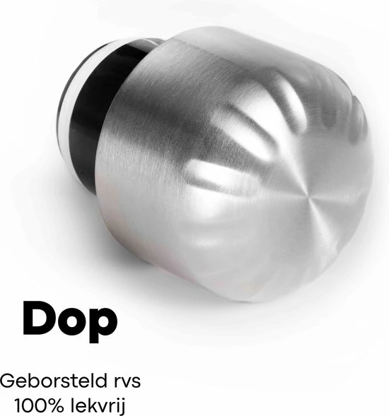 Vatten® Premium RVS Thermosfles - 500 Ml - Mat Zwart - Waterfles Met Rietje - Isoleerfles 10 Vatten® Premium RVS Thermosfles - 500 Ml - Mat Zwart - Waterfles Met Rietje - Isoleerfles - Afbeelding 8