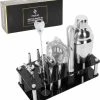 Paddio Cocktail Set - 18-delige Cocktail Shaker Set Met Houder - RVS - Vaatwasserbestendig - Inclusief Cocktail Boekje Met 5 Recepten -WMF Shop 550x598