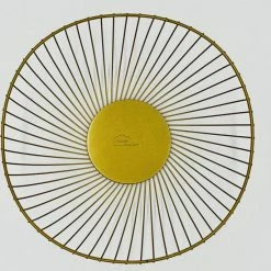Maison Extravagante - Fruitschaal Nordic Gold - Goud - Decoratieve Schaal - Fruitmand - Ø26cm - Aluminium Draad -WMF Shop 550x601