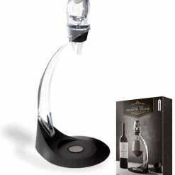MikaMax Magic Wijn Decanteerder Deluxe - Incl. Standaard En Zeef - Vaatwasserbestendig - Decanter - Wijn Beluchter - Wijn Cadeau - Wijn Accessoires
