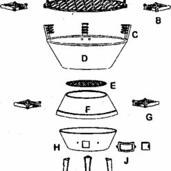THM Potkachel Houtskoolbarbecue - 35 Cm - Gietijzer -WMF Shop 550x620 2