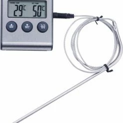 Lemi's Goods Vleesthermometer - Digitaal - Oventhermometer - Inclusief Wekker Functie - BBQ Thermometer - Kernthermometer - Temperatuurmeter -WMF Shop 550x622