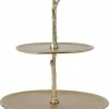 Light & Living Etagère Tresa - Goud - 2 Laags -WMF Shop 550x623 1
