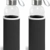 Merkloos Drinkfles Met Soft Shell Hoes - 520ml - Glas - 2 Stuks -WMF Shop 550x629 1