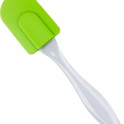 Doodadeals® | Siliconen Spatel | Deegschraper Kunststof | Siliconen Pannenlikker | Siliconen Bakspatel | Groen | 22,5 Cm
