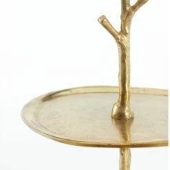 Light & Living Etagère Tresa - Goud - 2 Laags -WMF Shop 550x695 1
