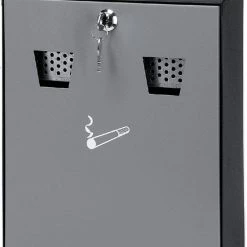 Vepabins Asbak Wand Zwart/grijs