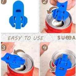 Merkloos 1 Stuk Blikopener - Blikjes Opener - Willekeurige Kleur - Can Opener - Hulpmiddel Voor Reuma - Frisdrank -WMF Shop 550x716