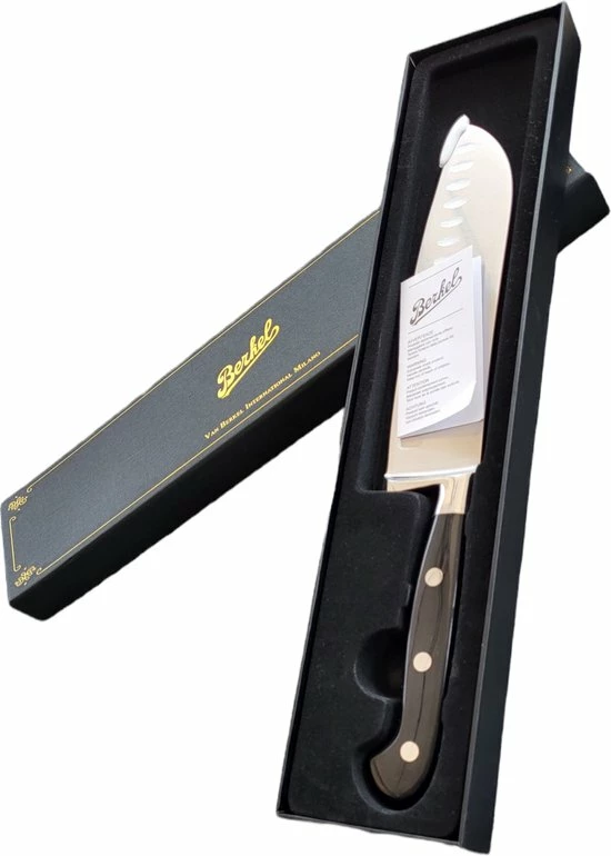 Berkel Santoku Knife 18cm Zwart Koksmes Professioneel Keukenmes 5 Berkel Santoku Knife 18cm Zwart Koksmes Professioneel Keukenmes - Afbeelding 3