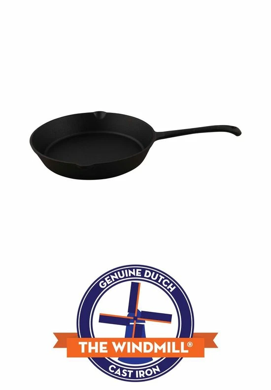 The Windmill Koekenpan Skillet Maxi 26 Cm Gietijzer Zwart 10 The Windmill Koekenpan Skillet Maxi 26 Cm Gietijzer Zwart - Afbeelding 8