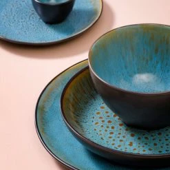 Palmer Bord Lotus 27.5 Cm Zwart Turquoise Stoneware 2 Stuk(s) -WMF Shop 550x825 10