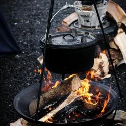 Dutch Oven 9Qt - 7,6 Liter - The Windmill - 3-delig - Gietijzer Braadpan - Zwart -WMF Shop 550x825 19