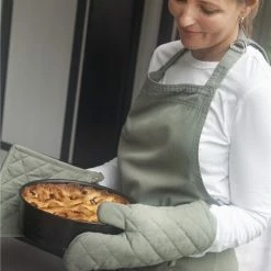 Walra Ovenwant Cook With A Smile - 16x32 - 100% Katoen - Legergroen -WMF Shop 550x825 29