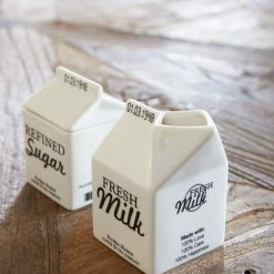 Riviera Maison Carton Jar Sugar + Carton Jar Milk (set) 7 Riviera Maison Carton Jar Sugar + Carton Jar Milk (set) -WMF Shop 550x826
